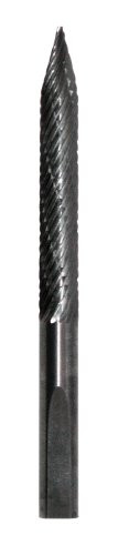 Shark Industries Ltd SIBT34S Shark Shark Carbide Bur, Diamond Cut, 3-Inch Flute, 0.1875-Inch Diameter, Round Shank