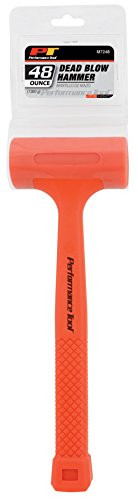 Wilmar PTM7248 Performance Tool 48-Ounce High-Visual Dead Blow Hammer - 48 oz.