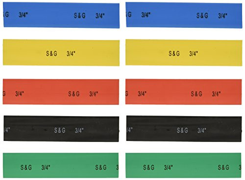 SG Tool Aid SG23267 S & G Tool Aid Shrink Tube, 3/4", Bag of 10