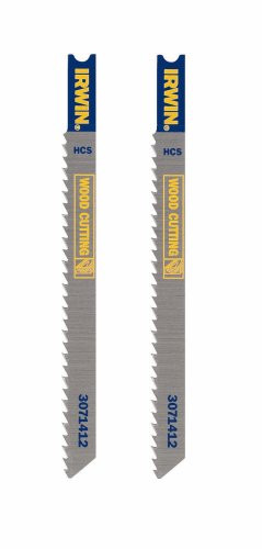 IRWIN SPEEDBOR PE3071412 IRWIN U Shank 4" 10 TPI Carbon Fleam Ground Jig Saw Blade