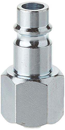 Milton Industries MI761-1 Milton 1/4" MNPT HIGHFLOWPRO V-Style/European Interchange Steel Air Plug Fitting (High Volume Low Pressure Application) -Box of 10
