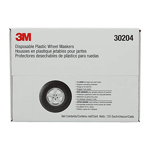 3M MR30204 Marson Kwikee X-Large Disposable Plastic Wheel Maskers