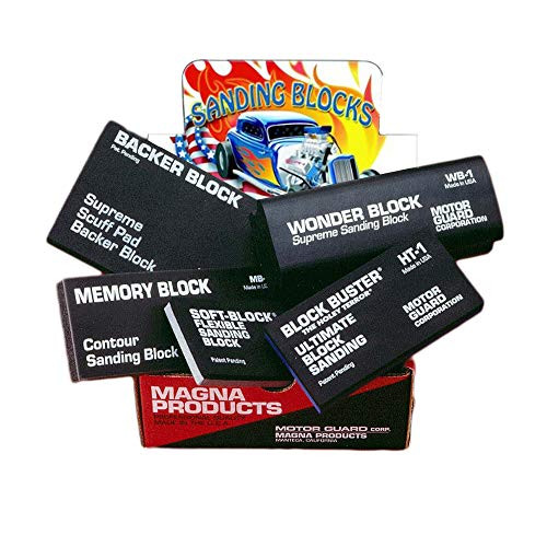 Motor Guard MCAP-1 Sanding Block Assortment of 5 Blocks
