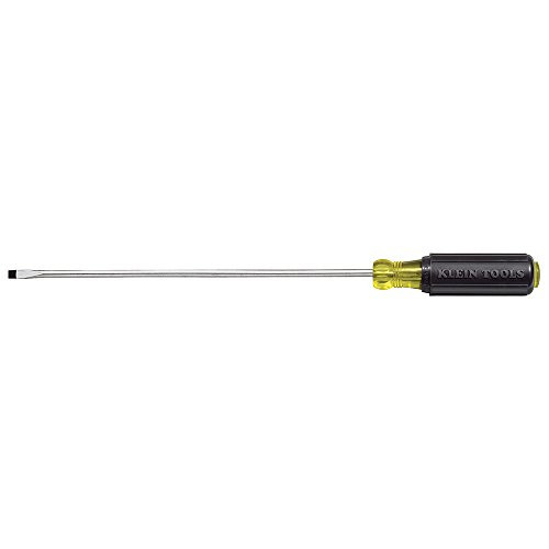 Klein Tools KLN608-10 1/8-Inch Cabinet Tip Miniature Screwdriver with 10-Inch Round Shank