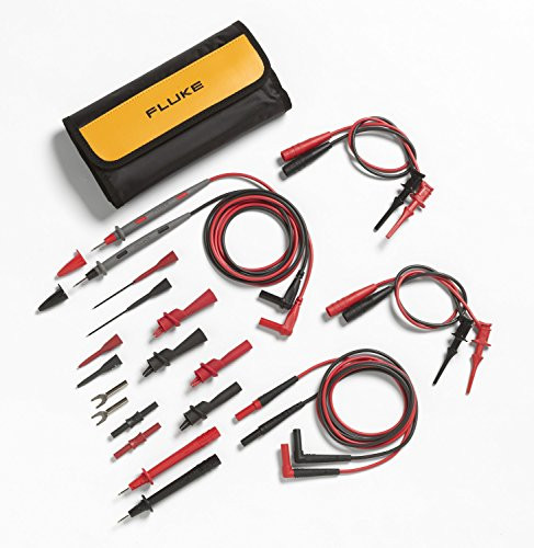 Fluke FL1277073 TL81A Test Lead Set, Deluxe Electronic,Red/Black,Small