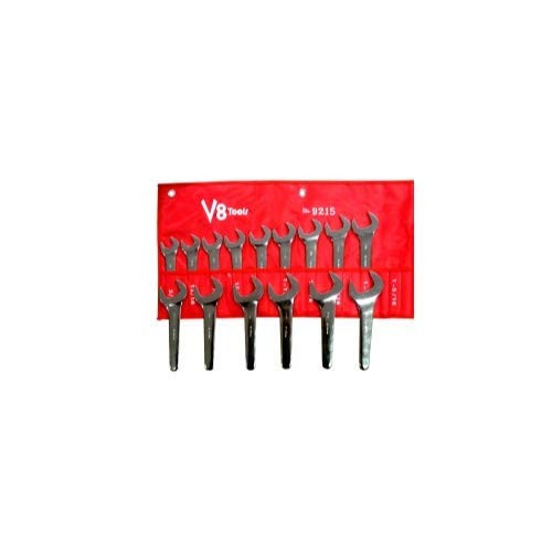 V-8 Tools V8T9215 Service Wrench Set 3/4 Thru 1-5/8 15Pc