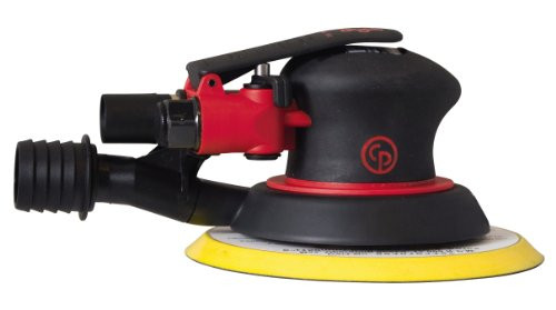 Chicago Pneumatic CP7255CV 3/16-Inch Orbit, Central Vacuum, PSA Pad 6-Inch Random Orbital Palm Sander