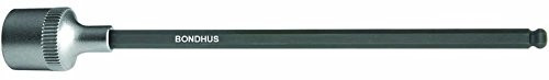 Bondhus BH43876 10mm ProHold Ball Bit 6" w/ 3/8" Dr Socket