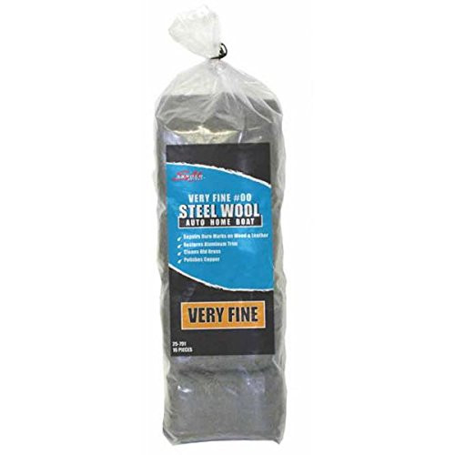 S M ARNOLD INC AR25-791 Steel Wool Grade 00 Very Fine - 16 Pads/Bag