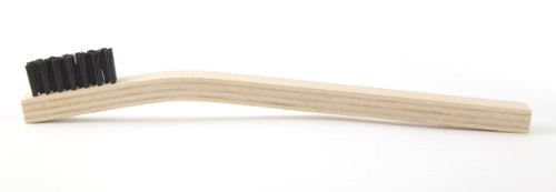 Brush Research BS93AN500 Hand Scratch Brush, Nylon, 0.018" Wire Diameter, 7-1/4" Length, 1/2" Bristle Length, 1/2" Brush Face Width, 1/2" Handle Width (Pack of 12)
