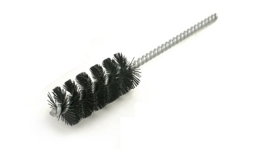 Brush Research BS83N1000 83 Spiral Twist Brush, Nylon, Single Stem, 1" Diameter, 0.017" Wire Diameter, 4" Shank Length, 6" Length, 1000 RPM (Pack of 6)
