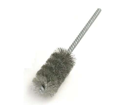 Brush Research BS83C1000 83 Spiral Twist Brush, Carbon Steel, Single Stem, 1" Diameter, 0.008" Wire Diameter, 4" Shank Length, 6" Length, 1000 RPM (Pack of 6)