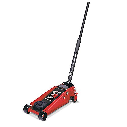 SURE WERX AFF350SS AFF 3.5 Ton Heavy Duty Steel, Quick Lift Service Floor Jack with Double Pumper Technology, Tough UV Powder Coated Frame,