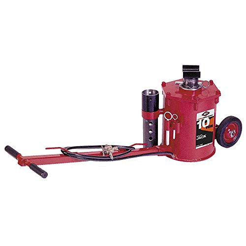 SURE WERX AFF3400A AFF Heavy Duty 10 Ton Air Lift, 200-PSI, 12' Lift Travel, Diameter Rubber Tread Wheels,
