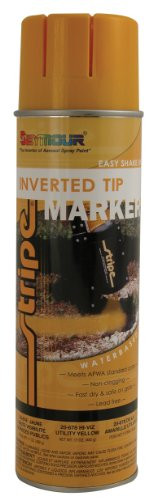 SEYMOUR OF SYCAMORE INC TM20-678 Seymour Stripe Inverted Tip Marker, Utility Yellow