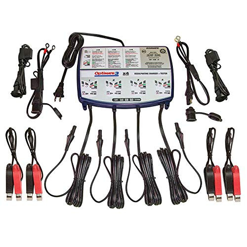 TECMATE POWERSPORT PRODUCTS TECTM-455 OPTIMATE 4 BANK BATTERY SAVING CHRGR