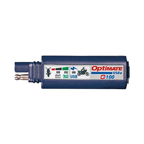 TECMATE POWERSPORT PRODUCTS TECO100 SAE CONNECTOR SEPERATED BY USB EXTENDER