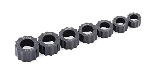 Titan TL16057 Tools 7-Piece Disposable Damaged Bolt Extractor Ring Set