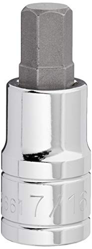 Titan TL15661 1/2-Inch Drive x 7/16-Inch Hex Bit Socket