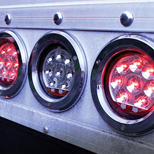 JW SPEAKER 0346264 J.W. Speaker Model 234 12-24V DOT LED Heated Stop and Tail Light Kit with Harness