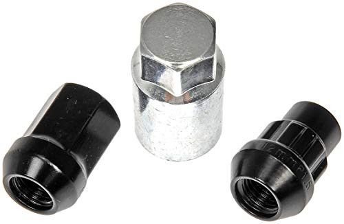Dorman 713375A Wheel Lug Nut for Select Models - Black Chrome