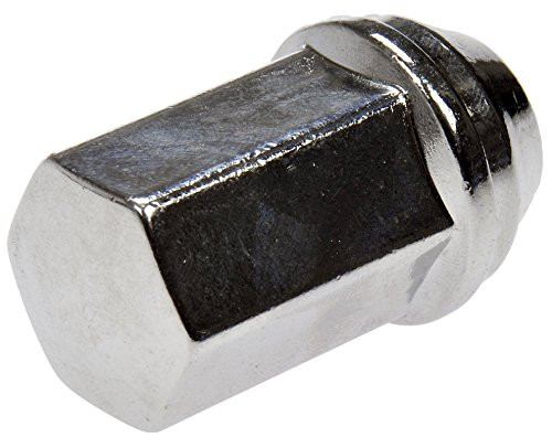 Dorman 611236 Wheel Nut M14-1.50 Flattop Nut - 22mm Hex, 44.5mm Length for Select Models - Chrome (OE FIX), 10 Pack