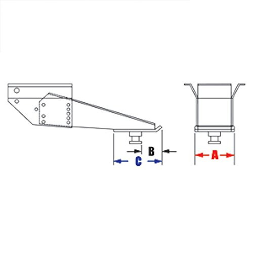PULLRITE 331731 PULLIAM ENTERPRISES, INC. Quick Connect Capture Plate - Dexter, 12"