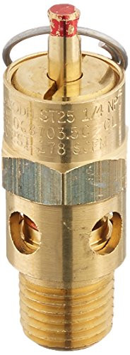 Milton Industries MIS-1090-200 Milton , 1/4" MNPT ASME Safety Valve, 200 PSI (Pack of 12 pcs)
