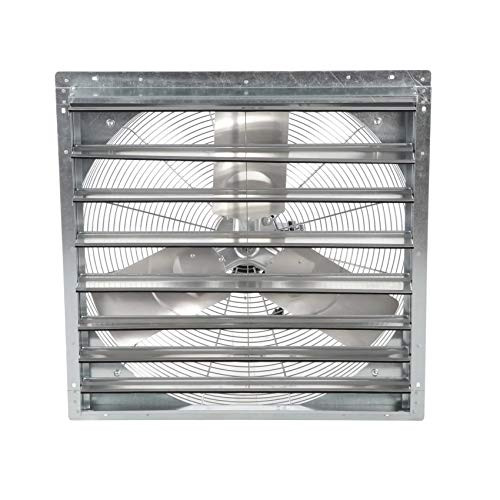 AIRMASTER CFEPRSM16 23003 Lower Pressure Shutter Fan, 16" Prop Diameter, 115V, 1/20HP Motor