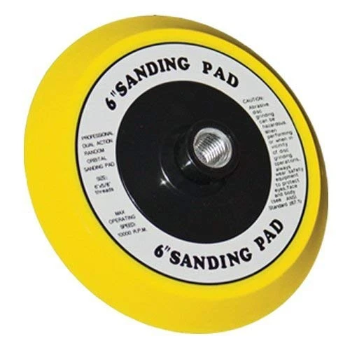 AES Industries AD6524 6" DA Tapered PSA Sanding Pad (Vinyl Face)