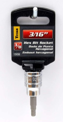 Titan TL15656 3/16" Hex Bit Socket- 3/8" Drive [Tools & Home Improvement]