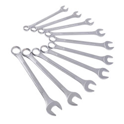 10-PC SAE Raised Panel Jumbo Combi Wrench Set