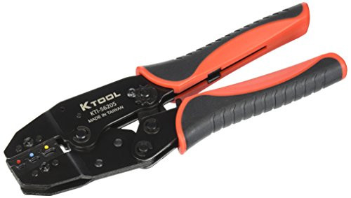 K Tool International KTI56205 KTI Ratcheting Terminal Crimper (8.7")