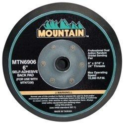 Mothers Wax & Polish MTN6906 Mothers Wax & Polish Professional Dual Action Random Orbital Sanding Pad with Self-Adhesive Backing