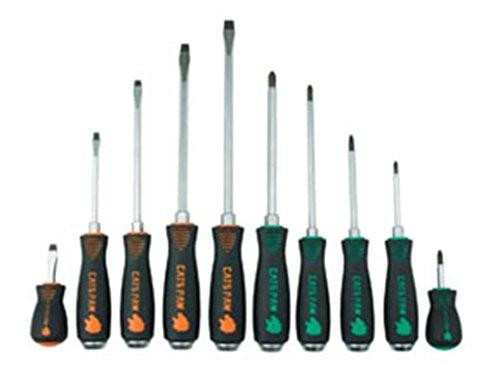 Mayhew MAY66306 Select 66306 Cats Paw Screwdriver Set, 10-Piece