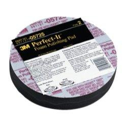3M MMM5725 Foam Compounding Pad, Single Sided, Flat Back 2/Bag