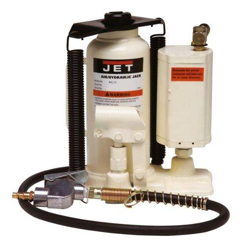 JET JET456620 AHJ-20 20-Ton Air/Hydraulic Bottle Jack with Case
