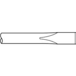 Ajax Tool Works AJX303-18 (AJX30318) Pneumatic Bit, 18" Extra Long Flat Chisel