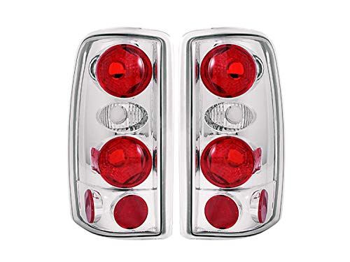 ANZO 211008 USA Chevrolet/GMC Chrome Tail Light Assembly - (Sold in Pairs)