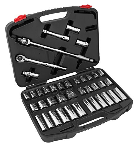 Wilmar W32905 Performance Tool 1/2-Inch Drive Mechanic's Set, 40-Piece
