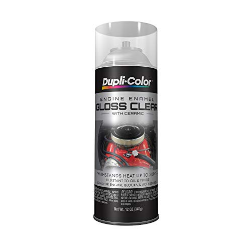 VHT DE1636 Dupli-Color Clear Top Coat Engine Enamel with Ceramic 12 oz. Aerosol (6 Pack)