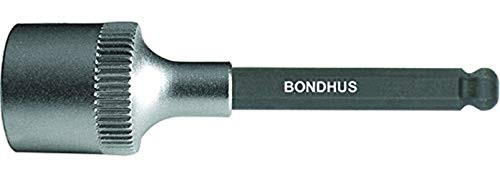 Bondhus BH43986 17mm ProHold 1/2" Drive Socket Ball End Bit w/ProGuard Finish, 2"