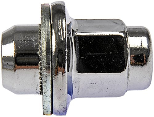 Dorman 611277 Wheel Nut M14-1.5 Duplex Acorn - 22mm Hex, 46mm Length for Select Lexus / Toyota Models - Chrome, 10 Pack