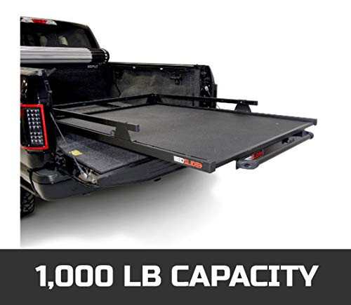 BEDSLIDE 107348CLB Classic (73" X 48") | | Durable Sliding Truck Bed Cargo Organizer | Made in The USA, 1,000 lb Capacity (Black)