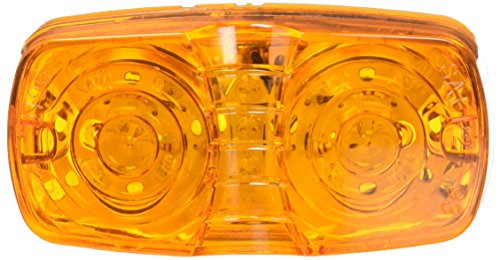 GROTE PERLUX G46035 Grote Hi Count Yellow Square-Corner 13-Diode LED Clearance Marker Light (Retail Pack)