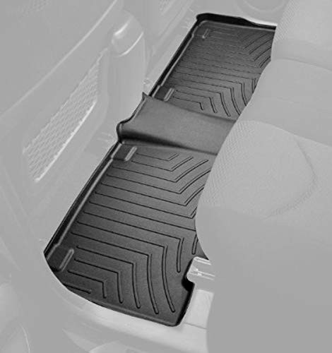 WEATHERTECH 443053 Custom Rear Floor Liner; Black+W24443053