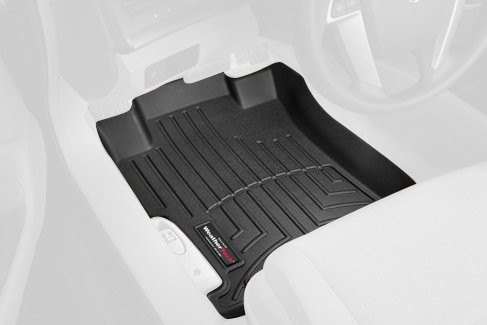 WEATHERTECH 441481 Custom Front Floor Liner; Black+W24441481