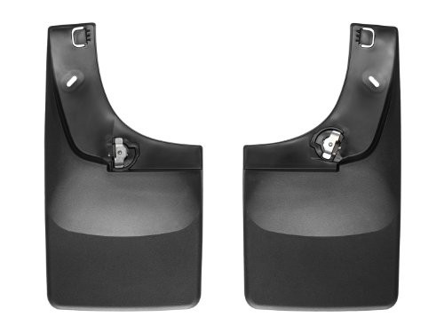 WEATHERTECH 110001 Weathertech No Drill Mud Flaps; Black+W24110001