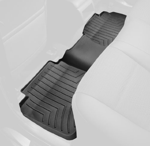 WEATHERTECH 440112 Custom Rear Floor Liner; Black+W24440112