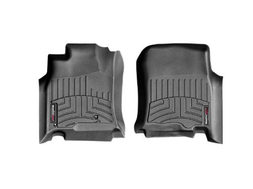 WEATHERTECH 440111 Custom Front Floor Liner; Black+W24440111